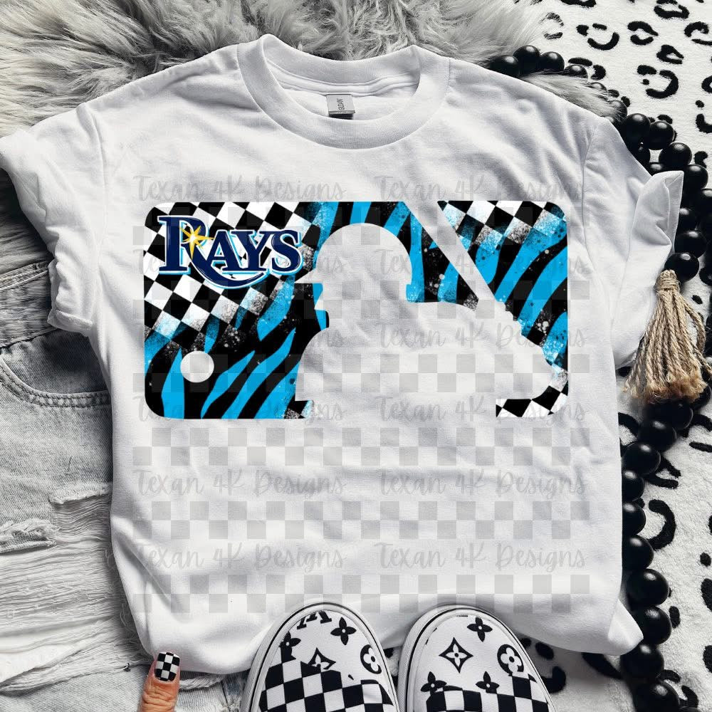 Zebra and checkered baseball collection