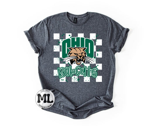 OU - bobcats checkered splash