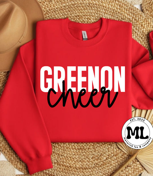 Greenon - cheer - block + script