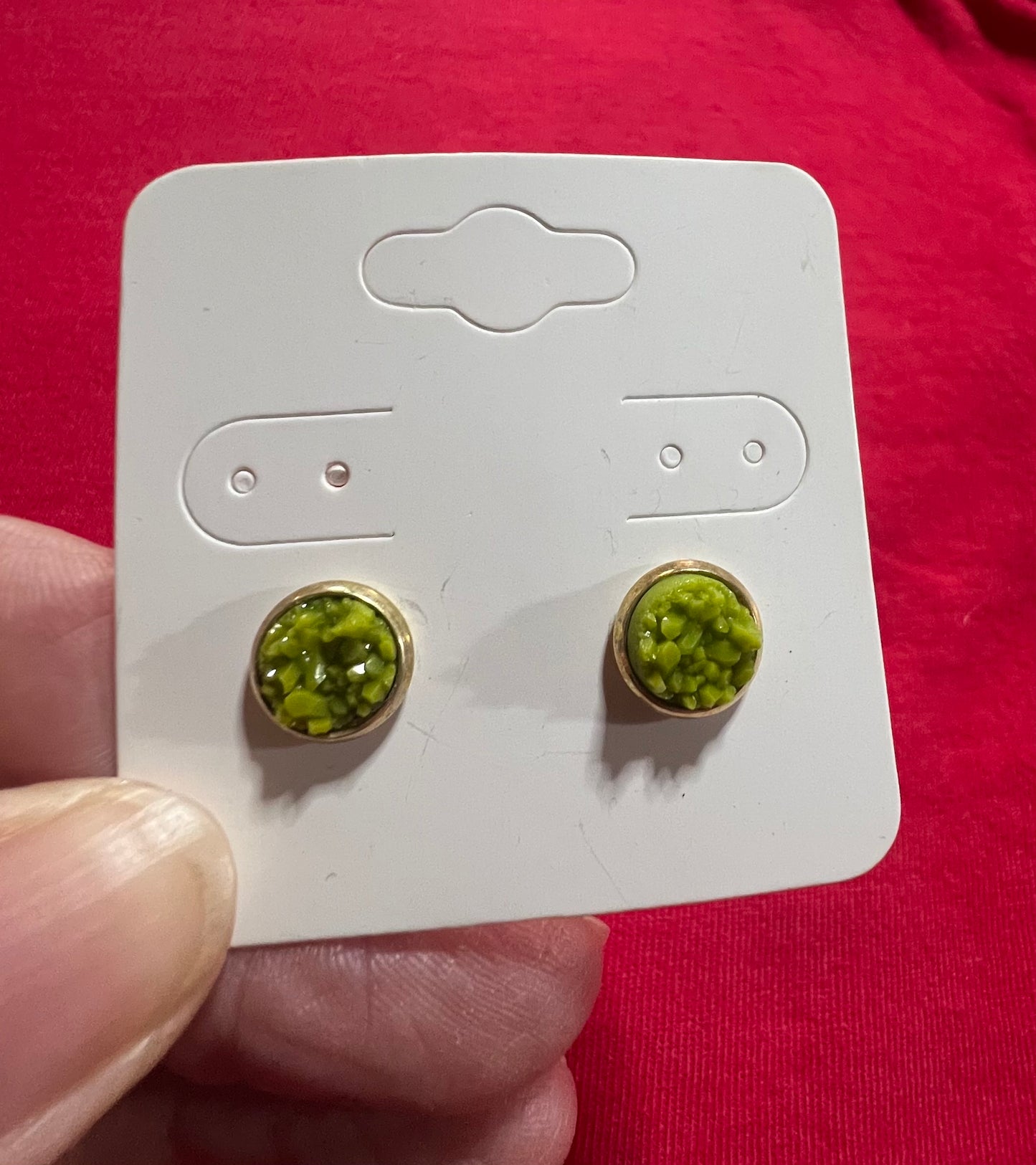 In stock earrings 8mm