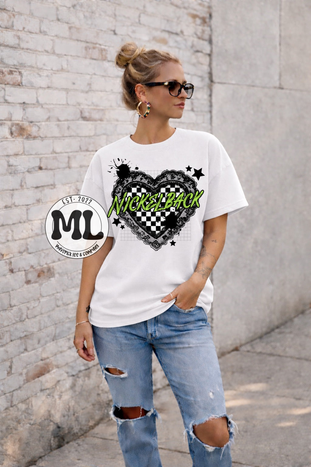 Black lace + green music collection