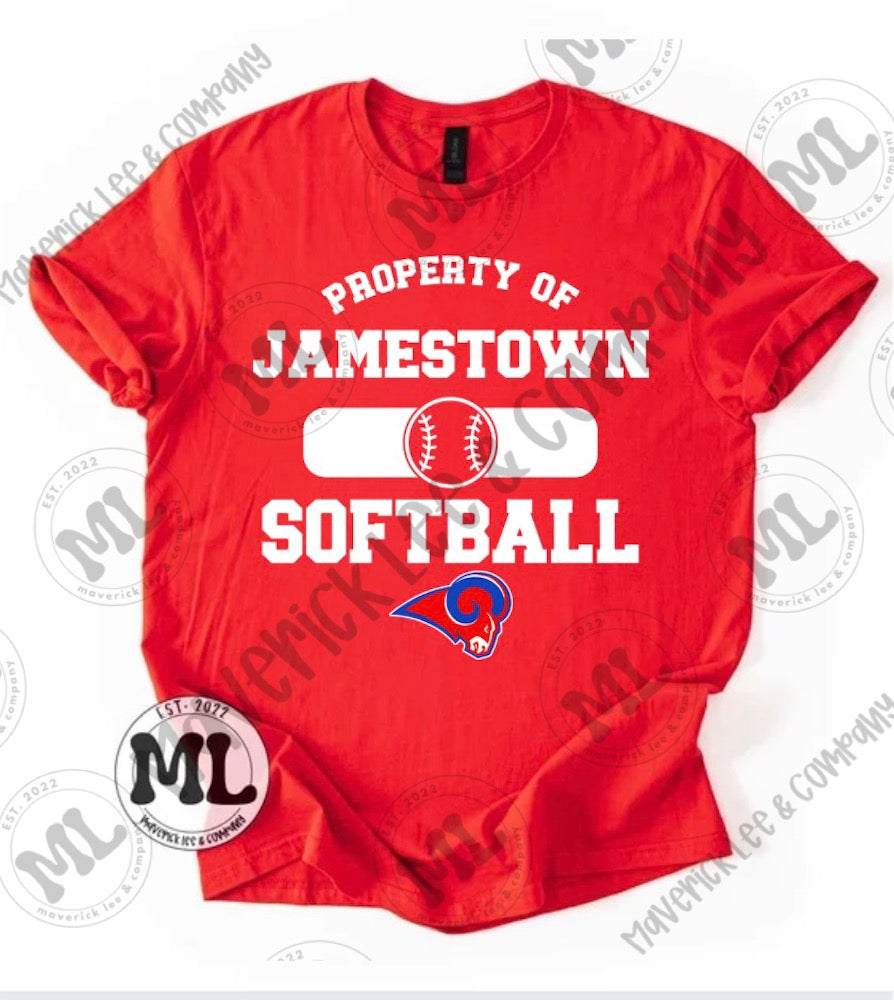 Jamestown Rams softball collection