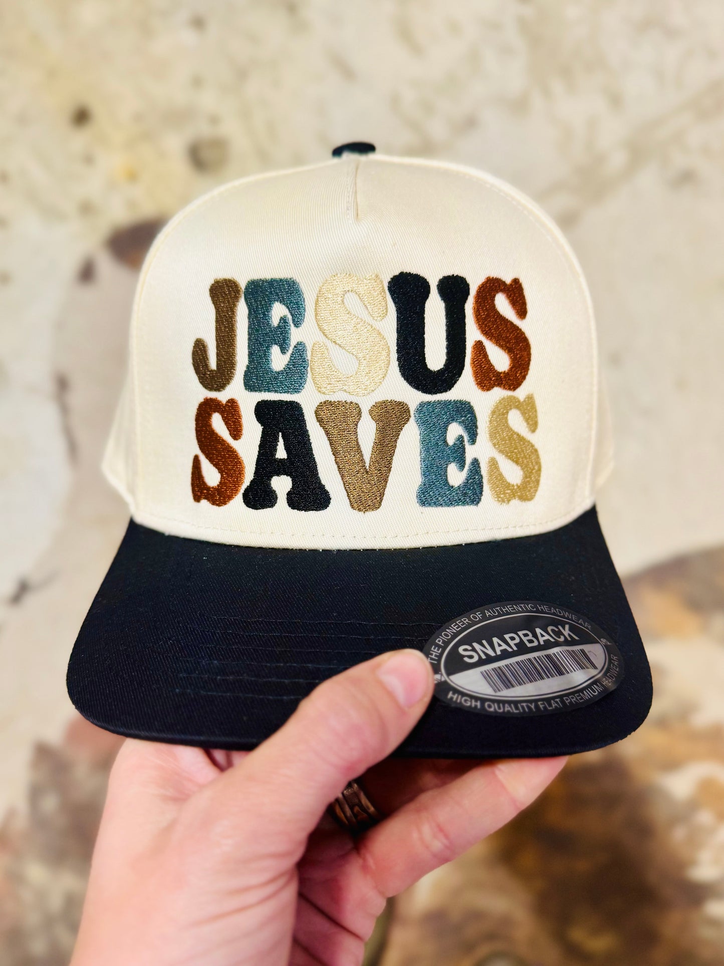 Jesus Saves Hat Embroidered Hat