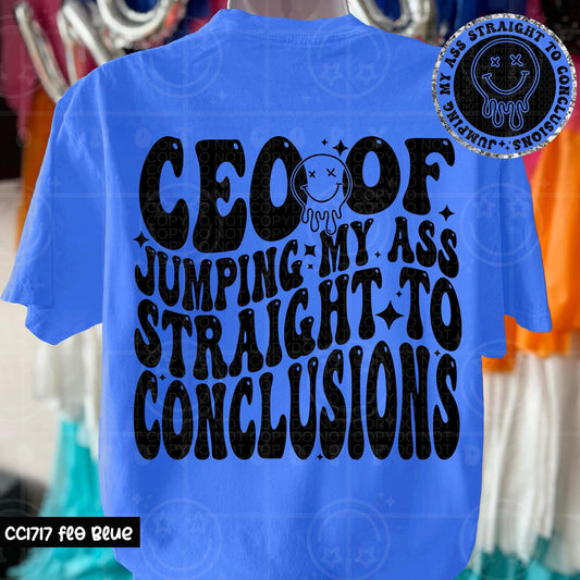 CEO of jumping to conclusions