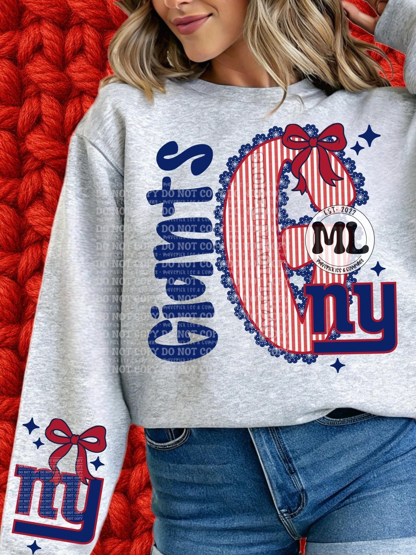 Seersucker football with sleeve collection