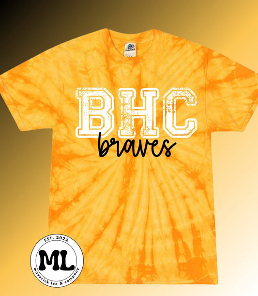 Black Hawk College - BHC distressed