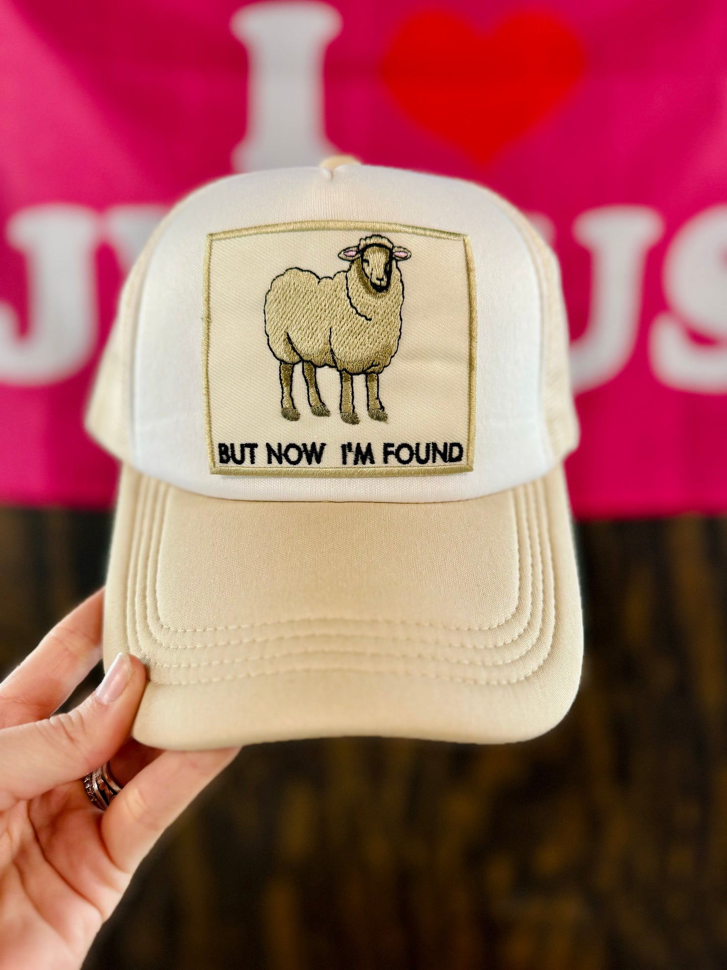 But Now Im Found Patch Foam Trucker Hat