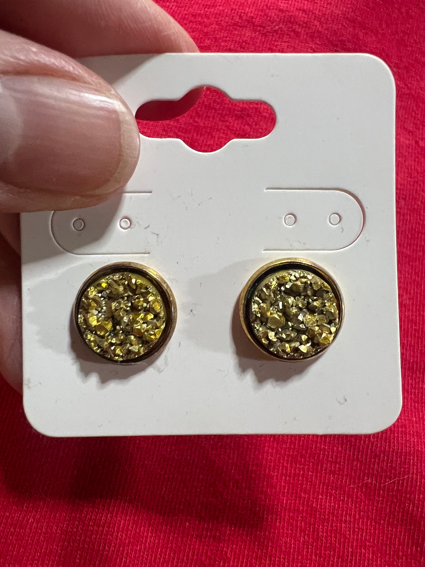 In stock earrings 12mm