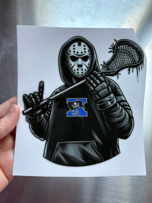 Xenia buccaneers lacrosse – UVDTF sticker