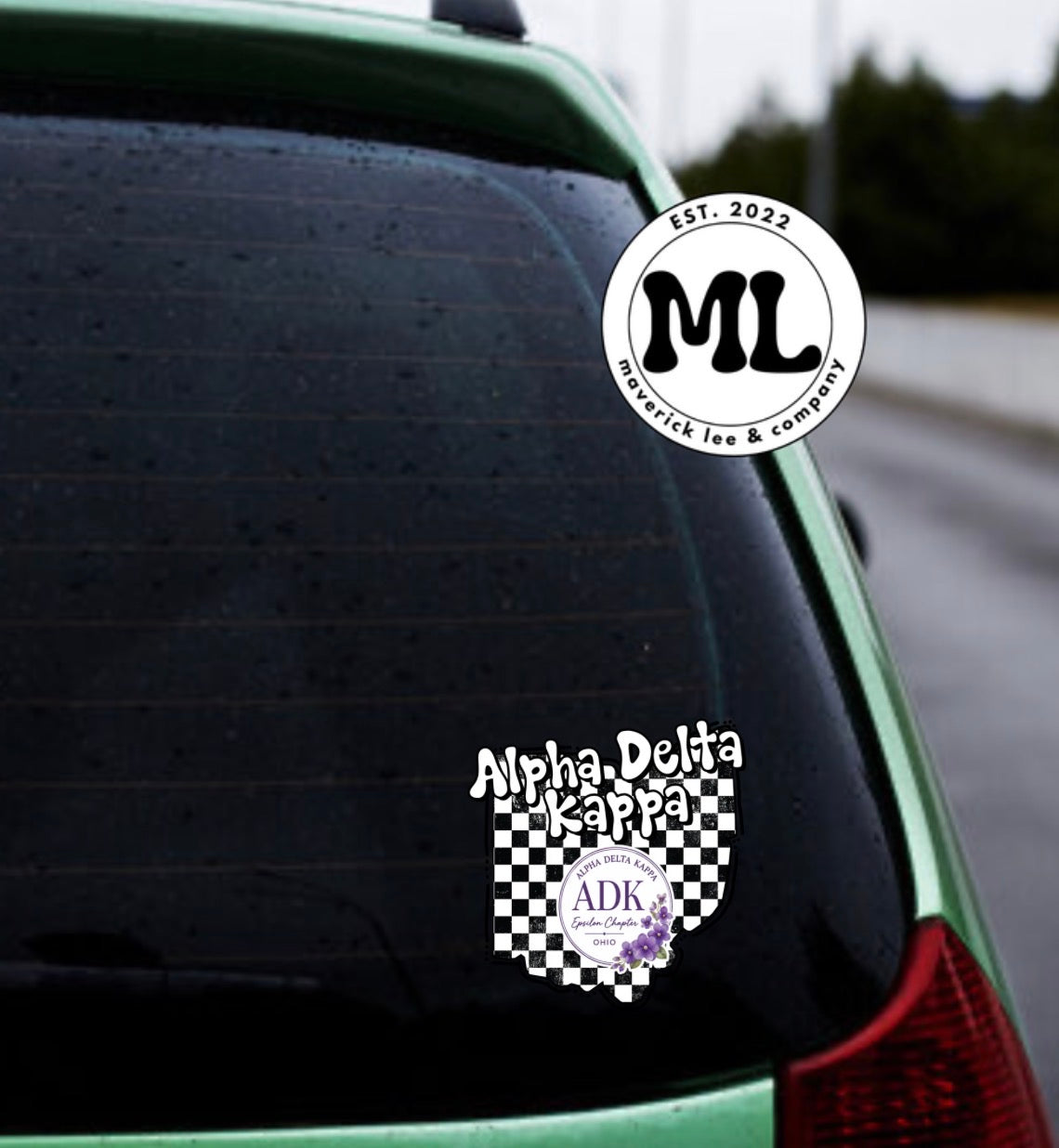 Alpha Delta Kappa -  decal 6” – UVDTF sticker