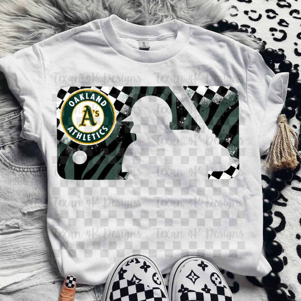 Zebra and checkered baseball collection