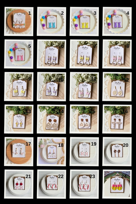 Dangle/ Hoop earrings