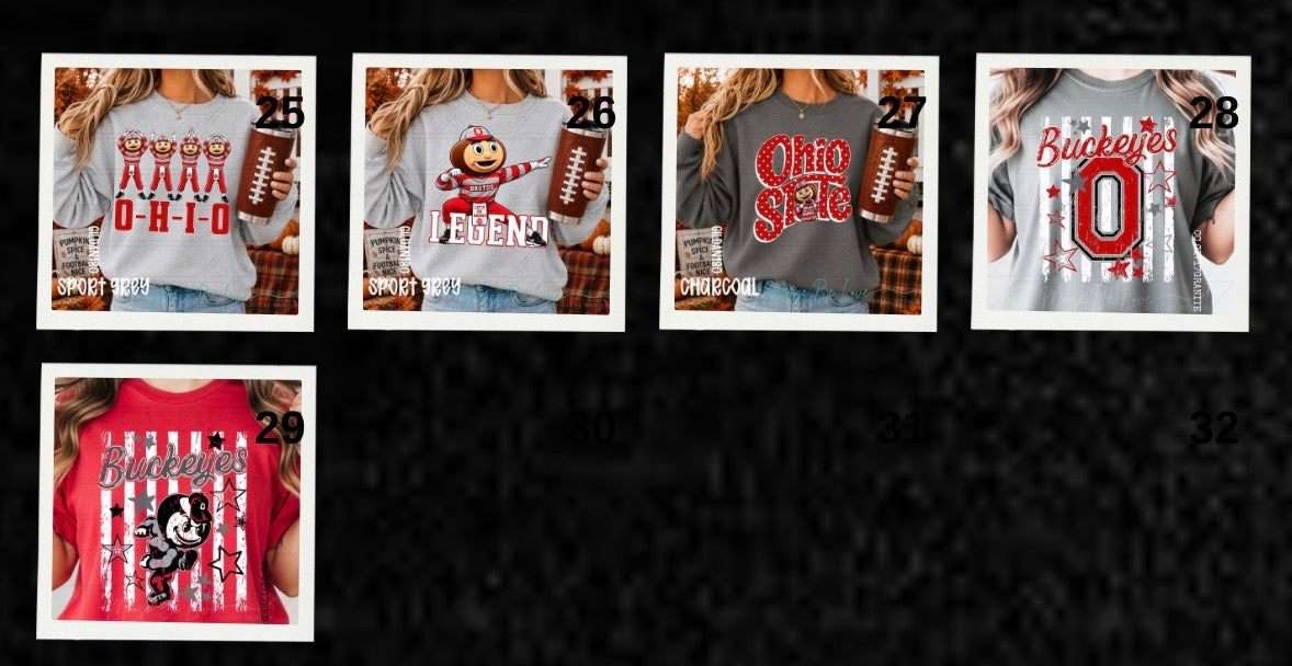 Ohio Football collection September 2026