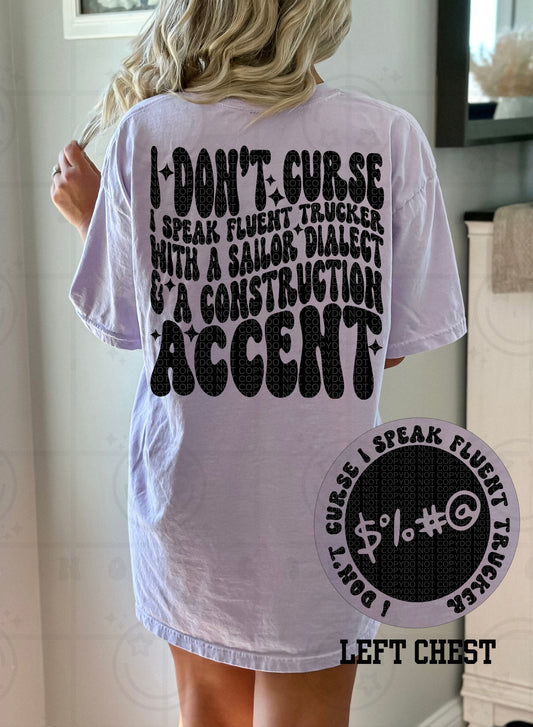 I don’t curse