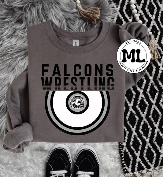 Graham falcons - wrestling mat