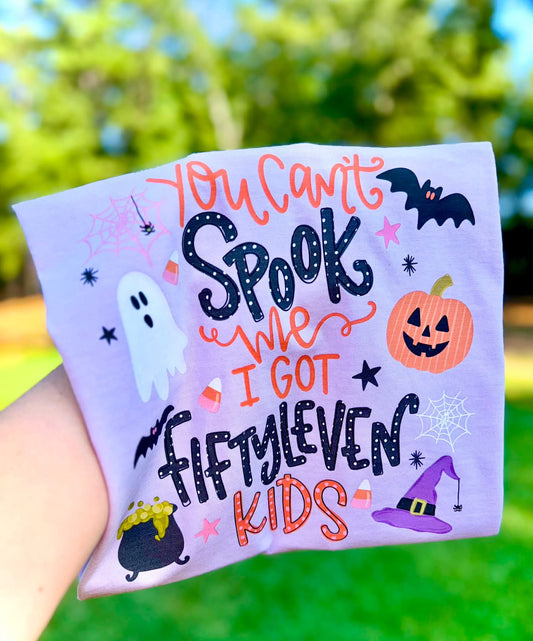 You can’t spook me