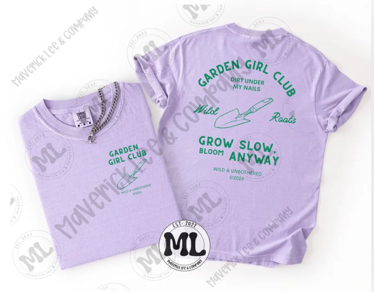 Garden girl club - green