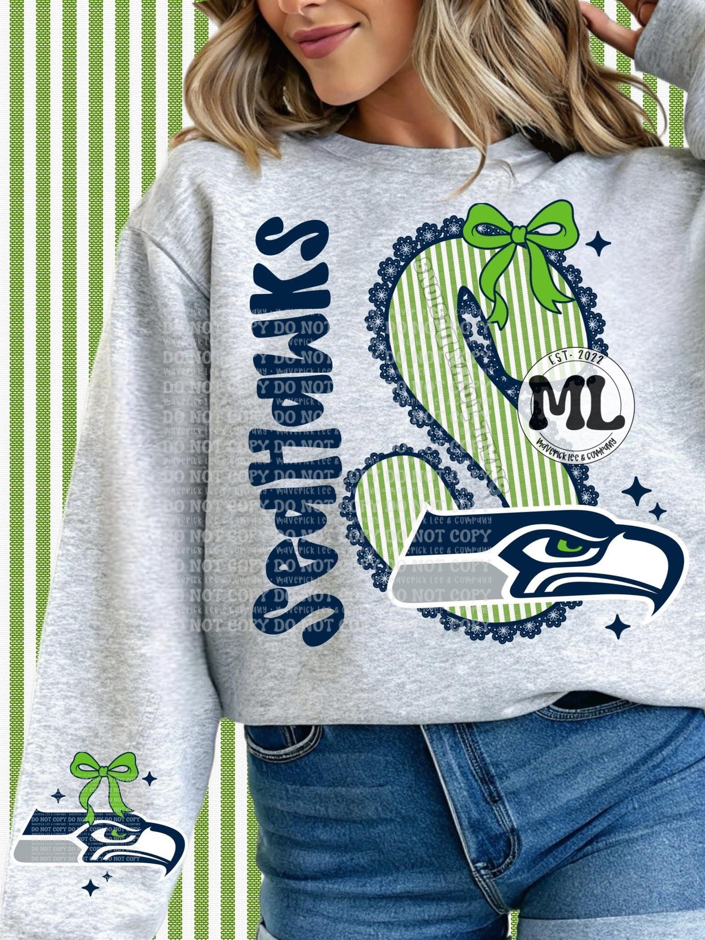 Seersucker football with sleeve collection