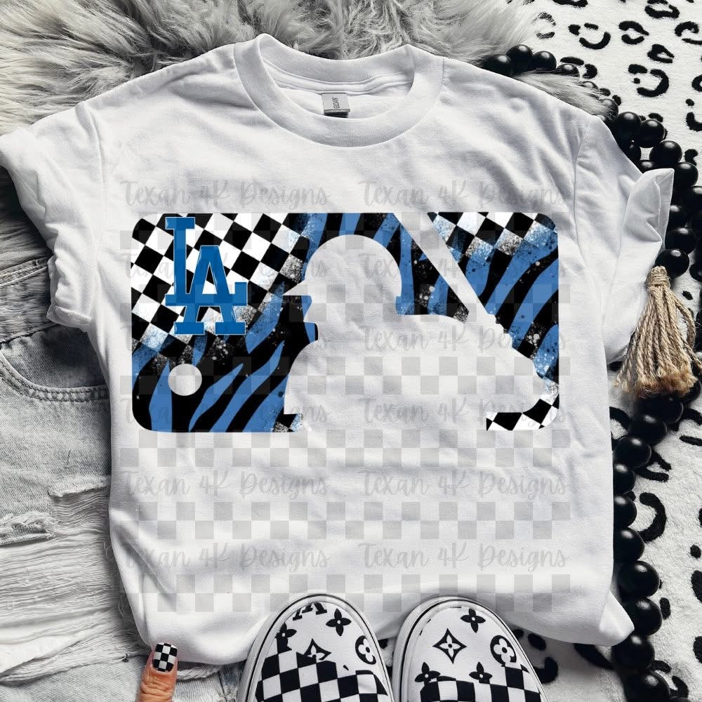 Zebra and checkered baseball collection