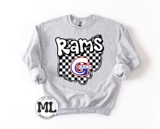 Greeneview Rams - peace love