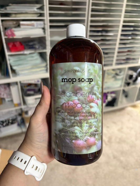 Mop soap in stock – cranberry wood￼