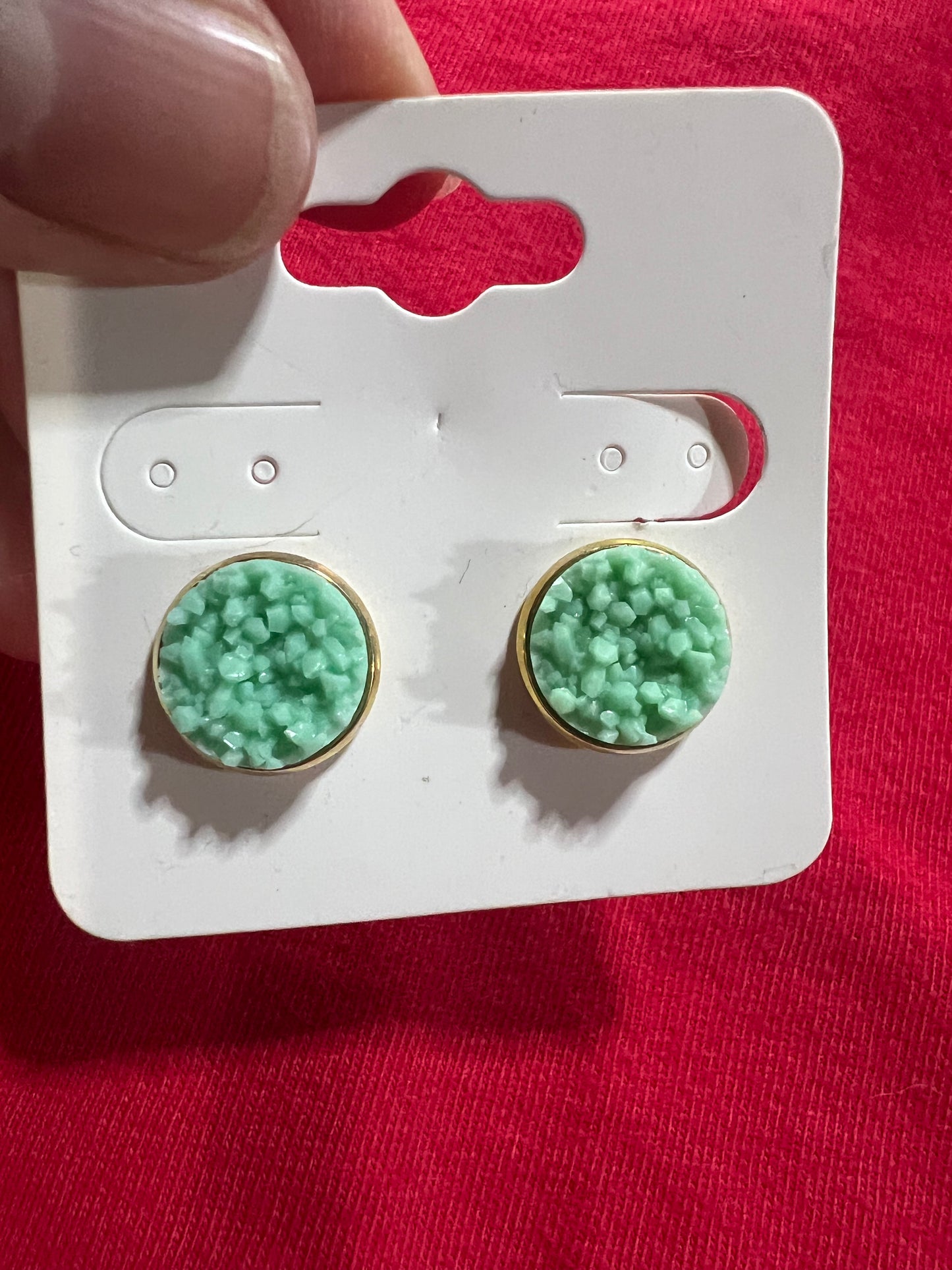 In stock earrings 12mm
