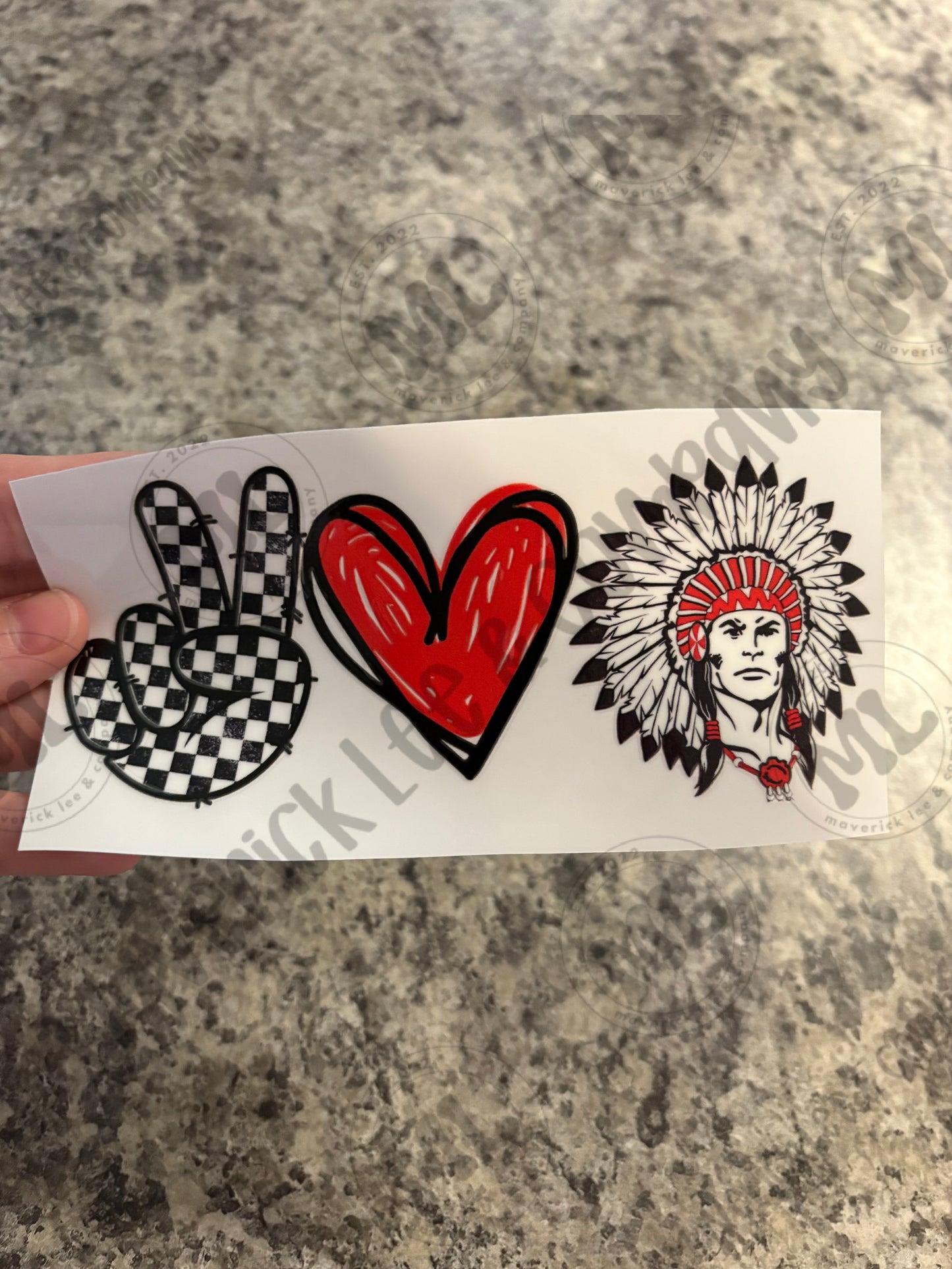 Stebbins Indians – UVDTF sticker