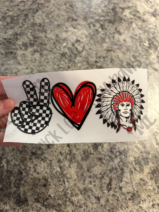 Stebbins Indians – UVDTF sticker