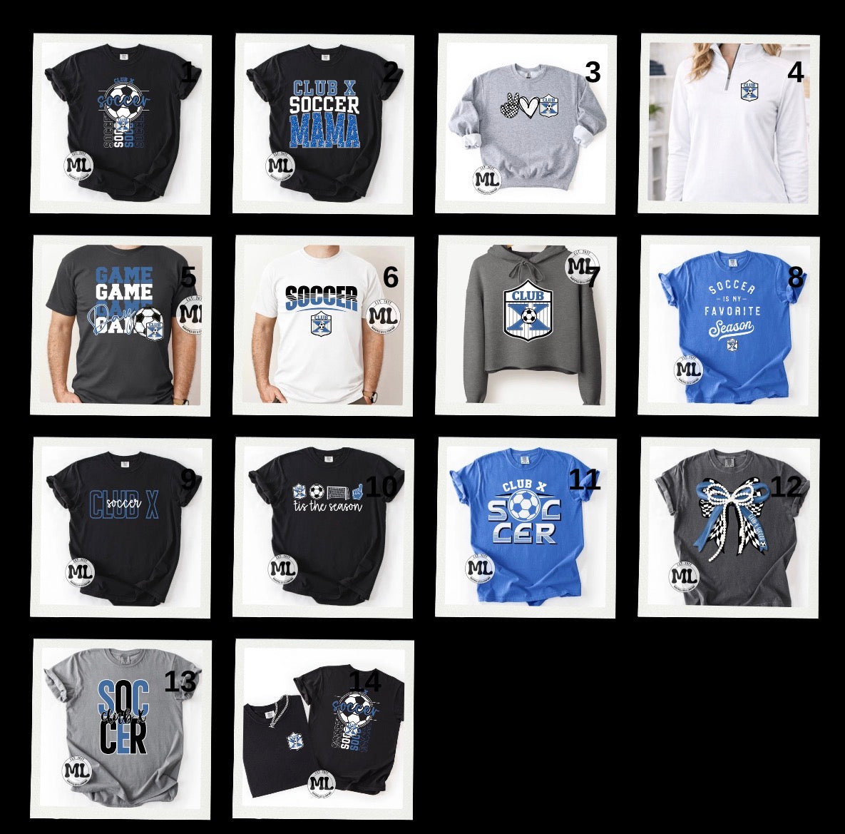 Club X Soccer Collection