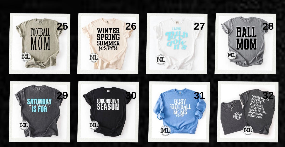 Football mom collection July 2026