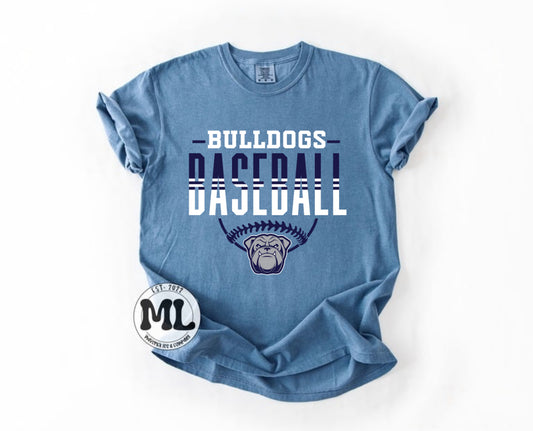 Yellow Springs Bulldogs - duo tone baseball