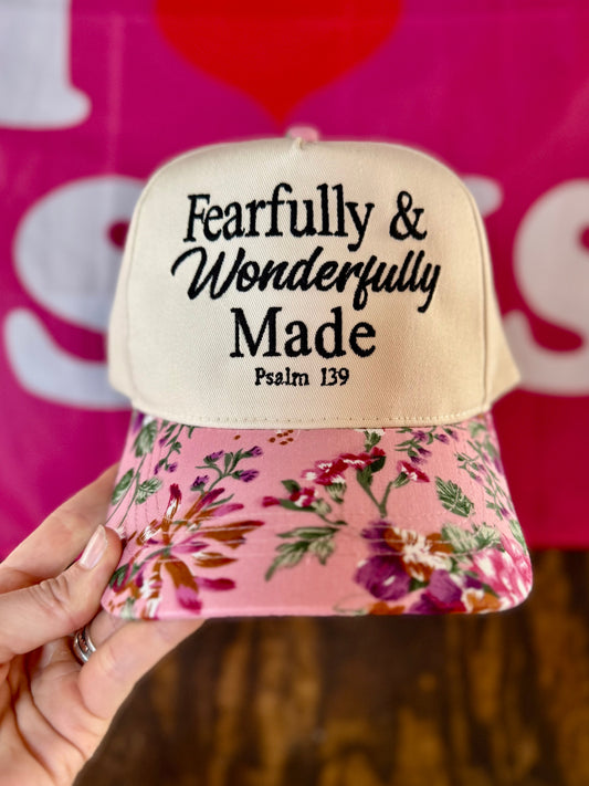 Fearfully And Wonderfully Made Embroidered Hat