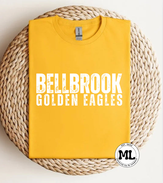 Bellbrook Golden Eagles - white distressed