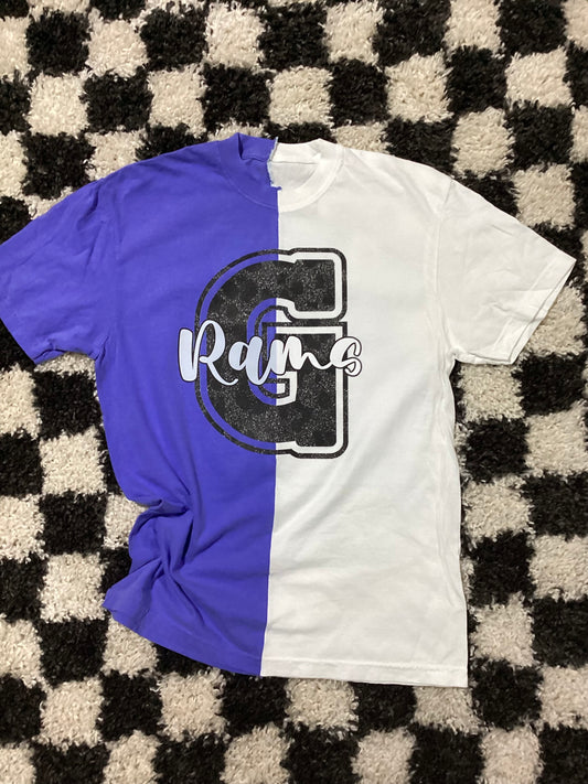 Medium split tee in stock