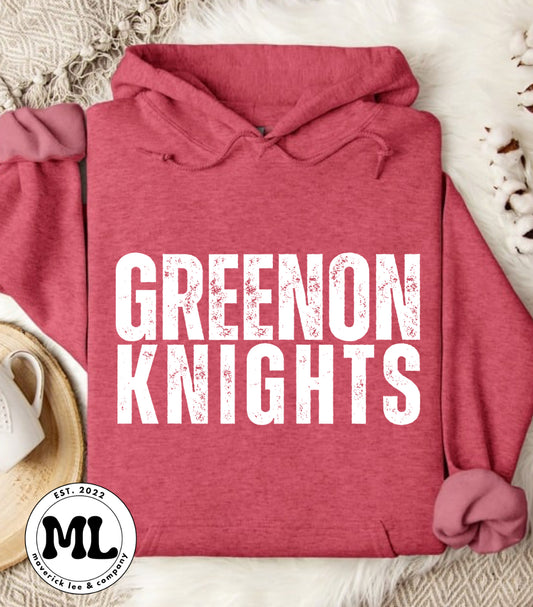 Greenon Knights distressed