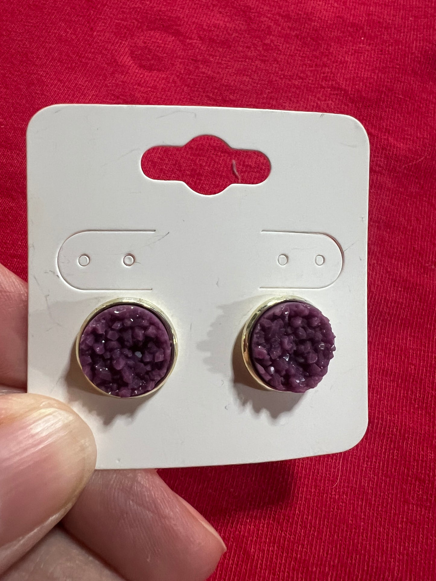 In stock earrings 12mm