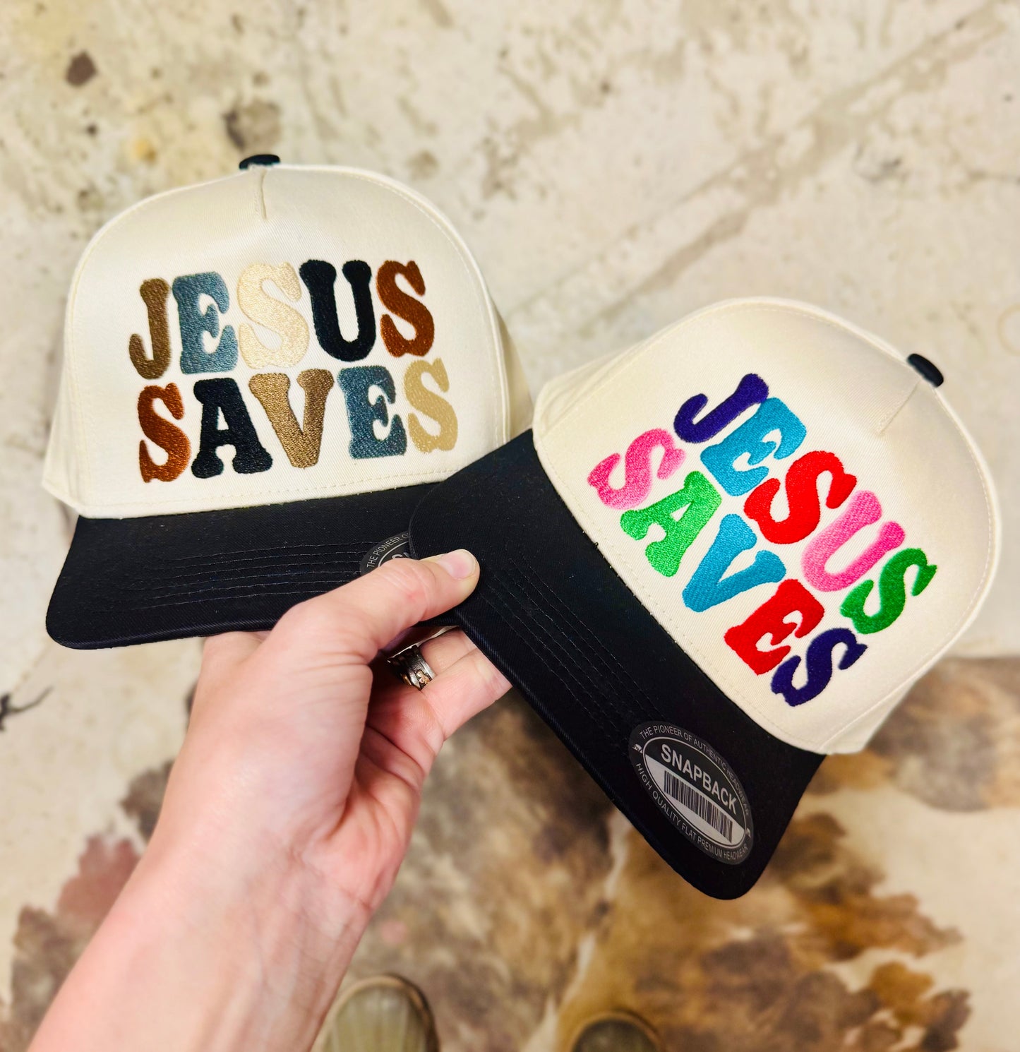 Jesus Saves Hat Embroidered Hat