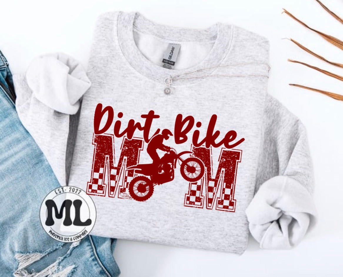Dirt bike mom - Red