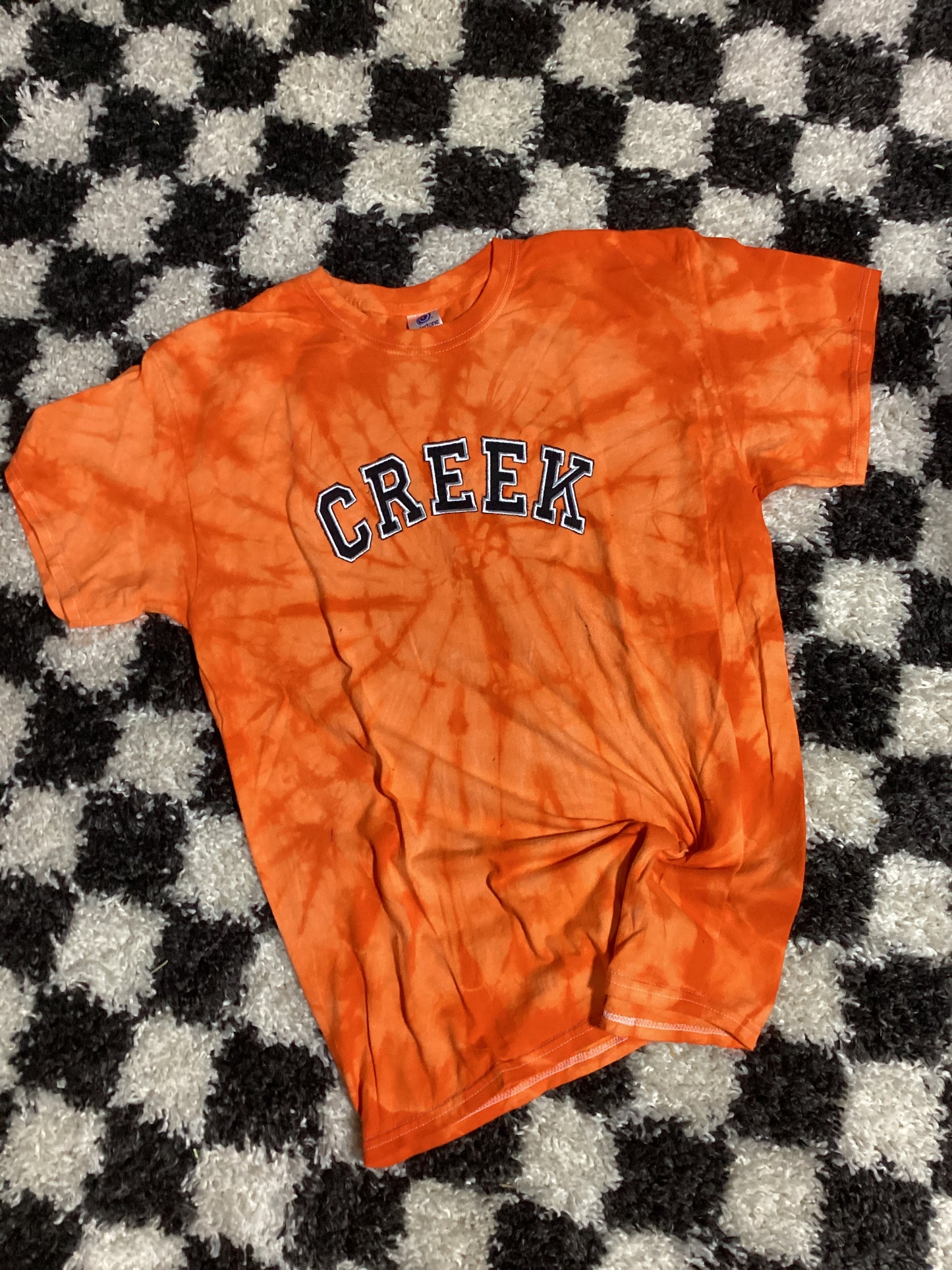 Large creek embroidered in stock