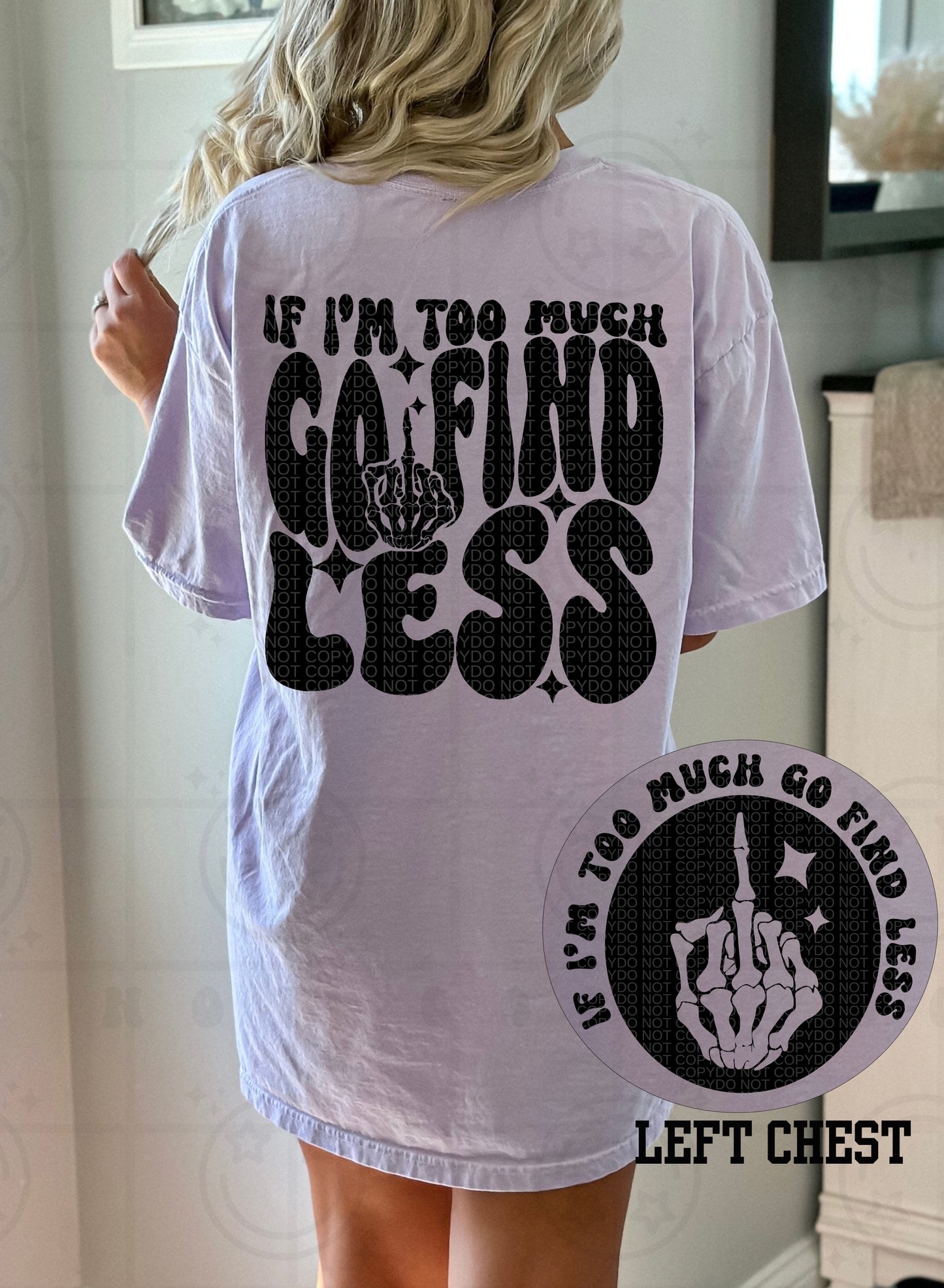Go find less