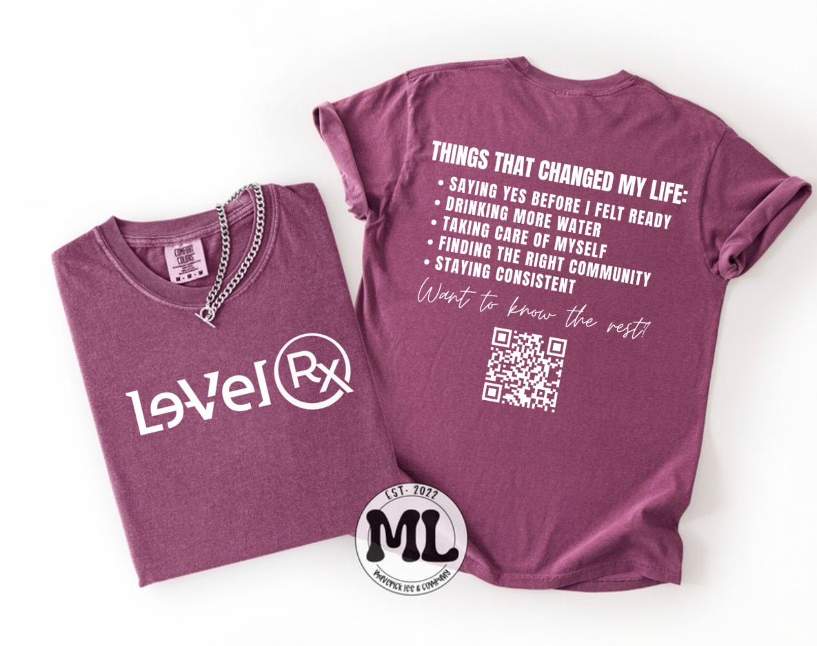 LVRX Custom - Things that changed my life - WHITE FONT