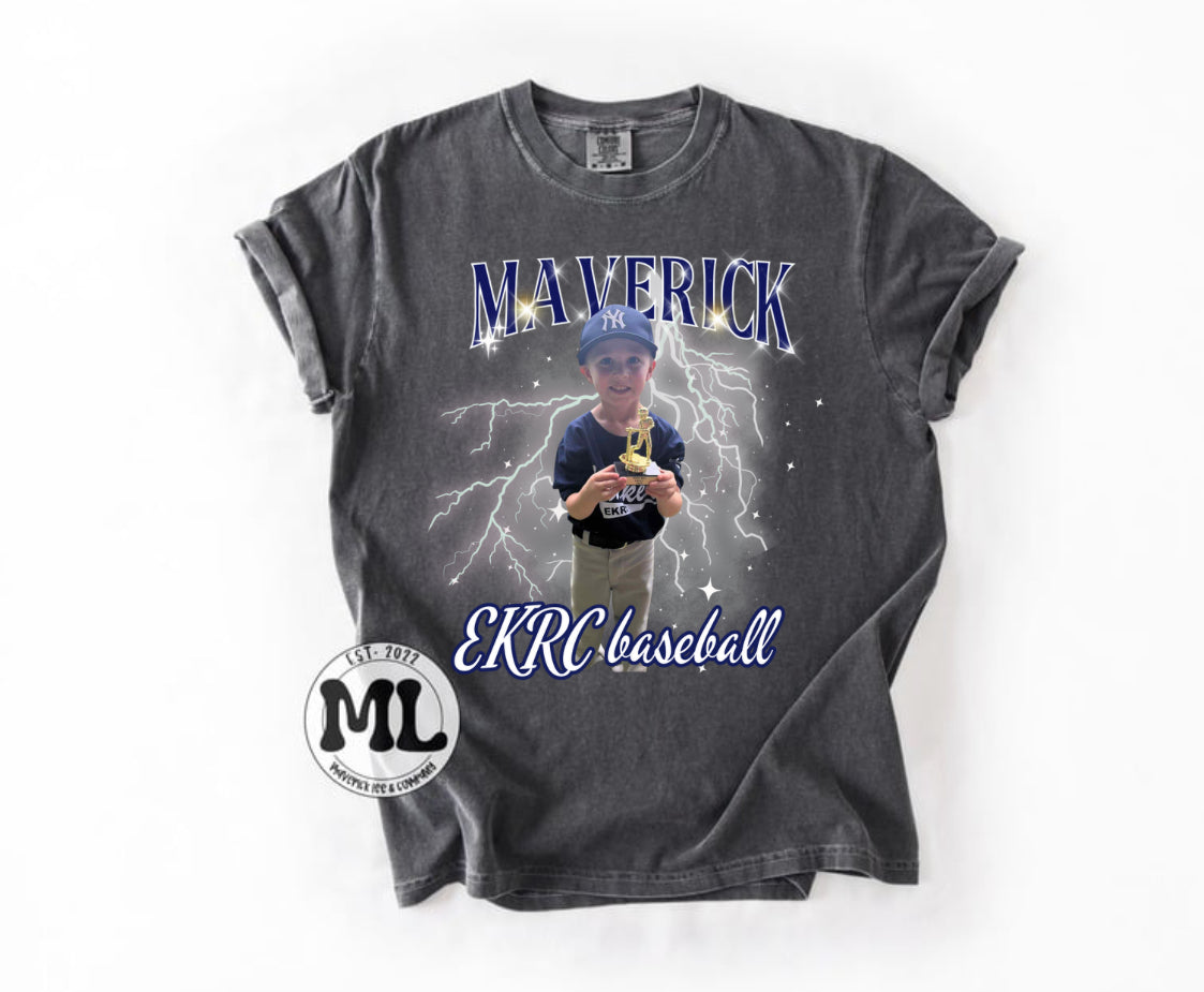 Custom lightning tee
