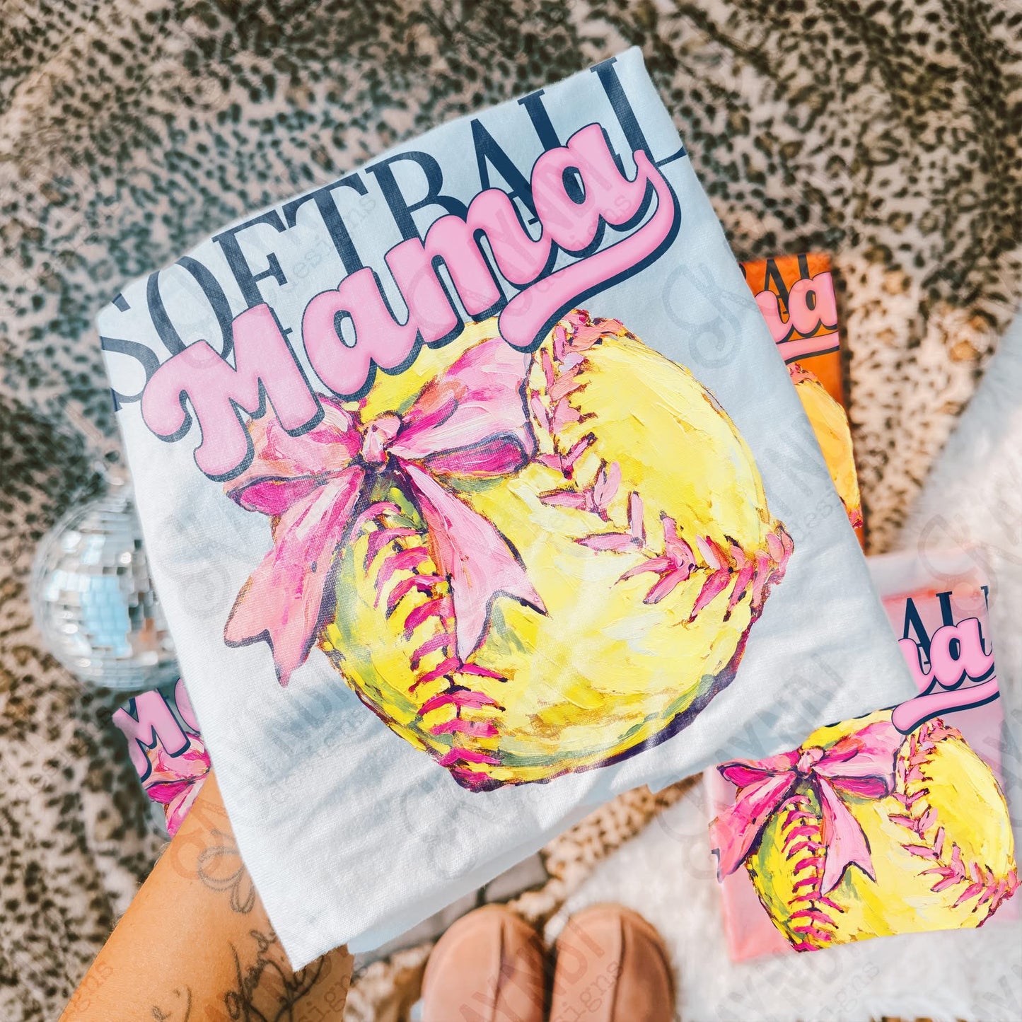 Watercolor sports collection