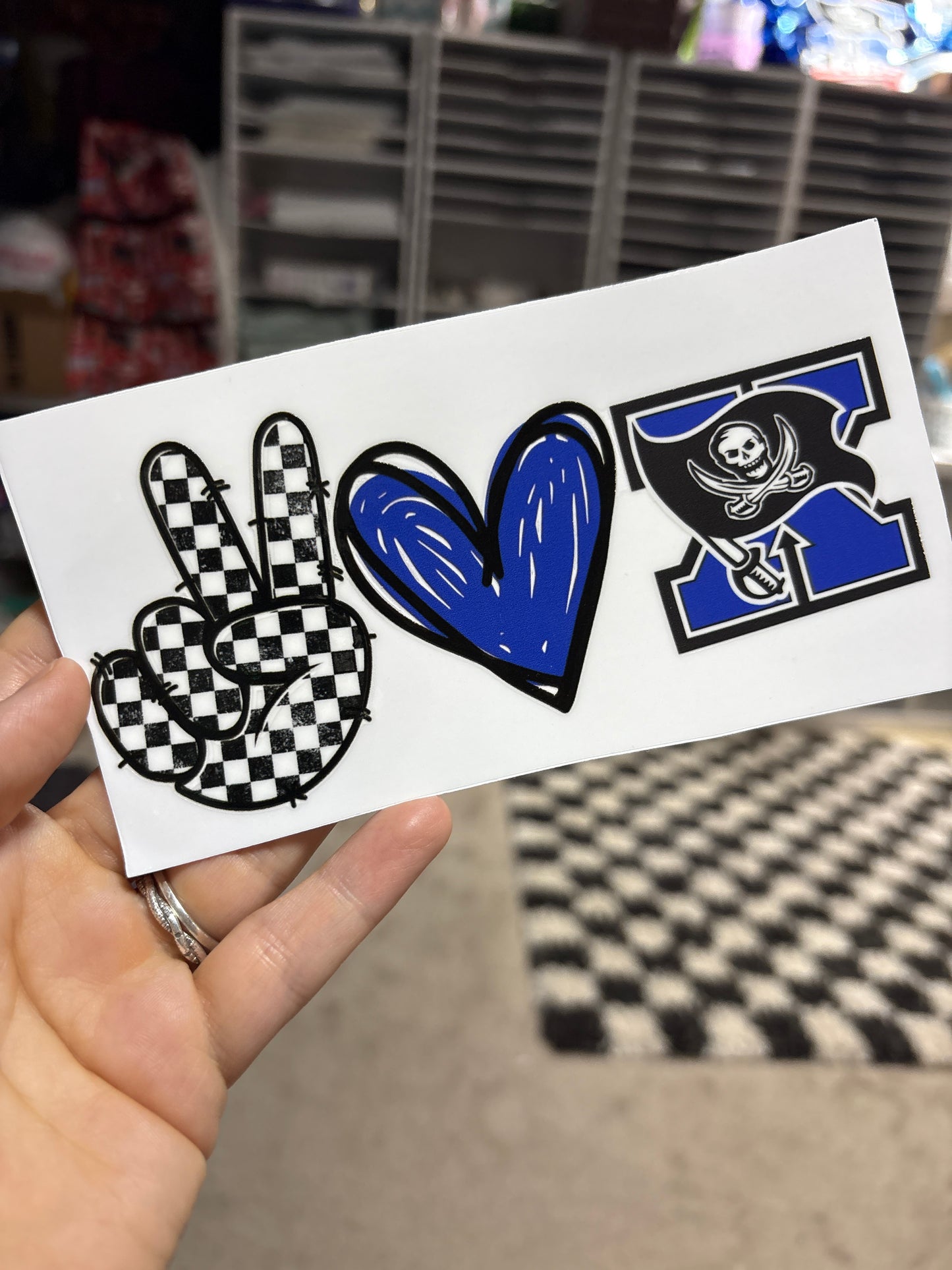 6 inch car decal in stock
