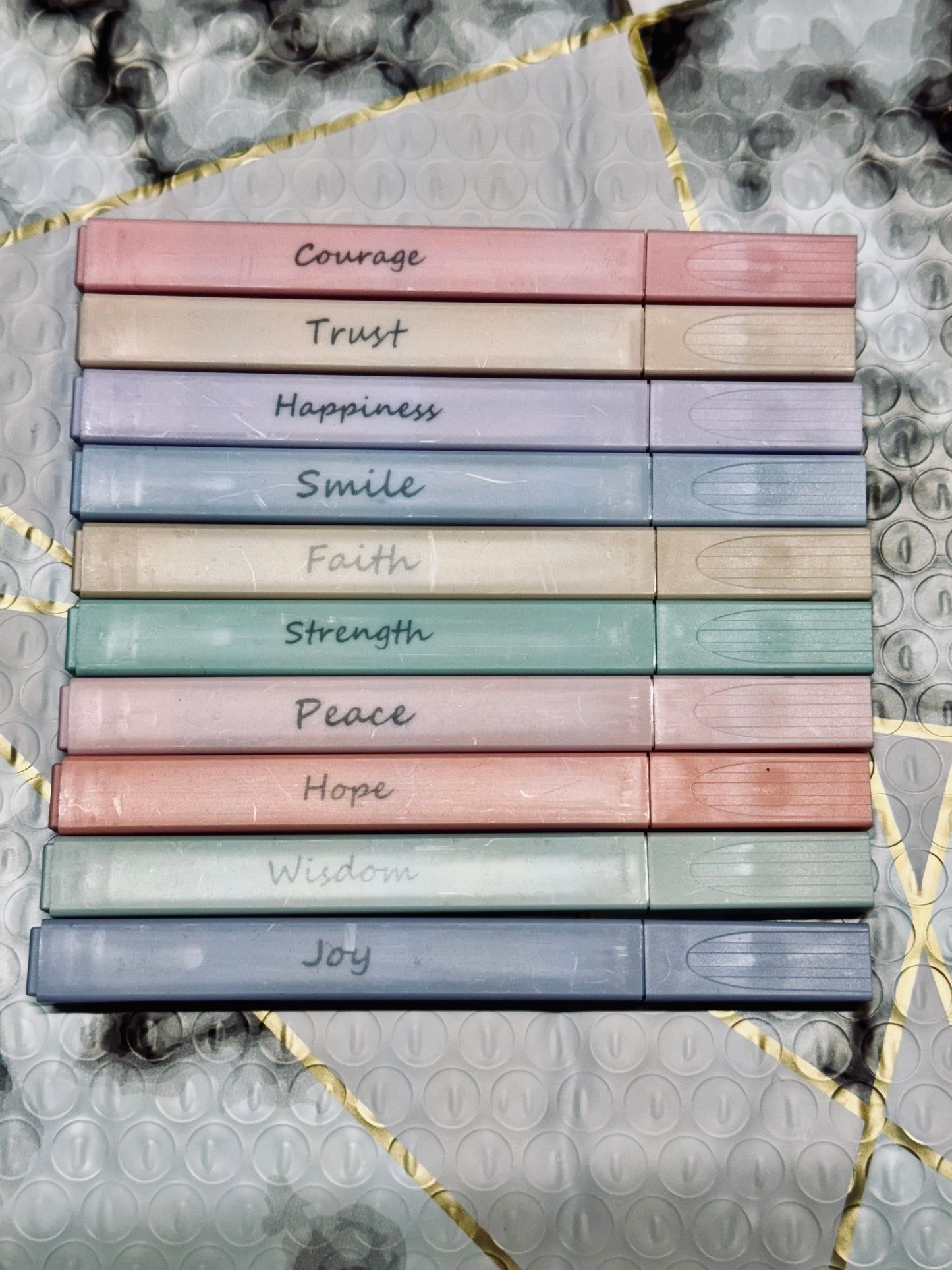 Script Bible Highlighters - Muted Pastel Bible Highlighter Set - No Bleed Through Highlighters - Bible Safe Markers - Quick Dry Highlighters - Gift