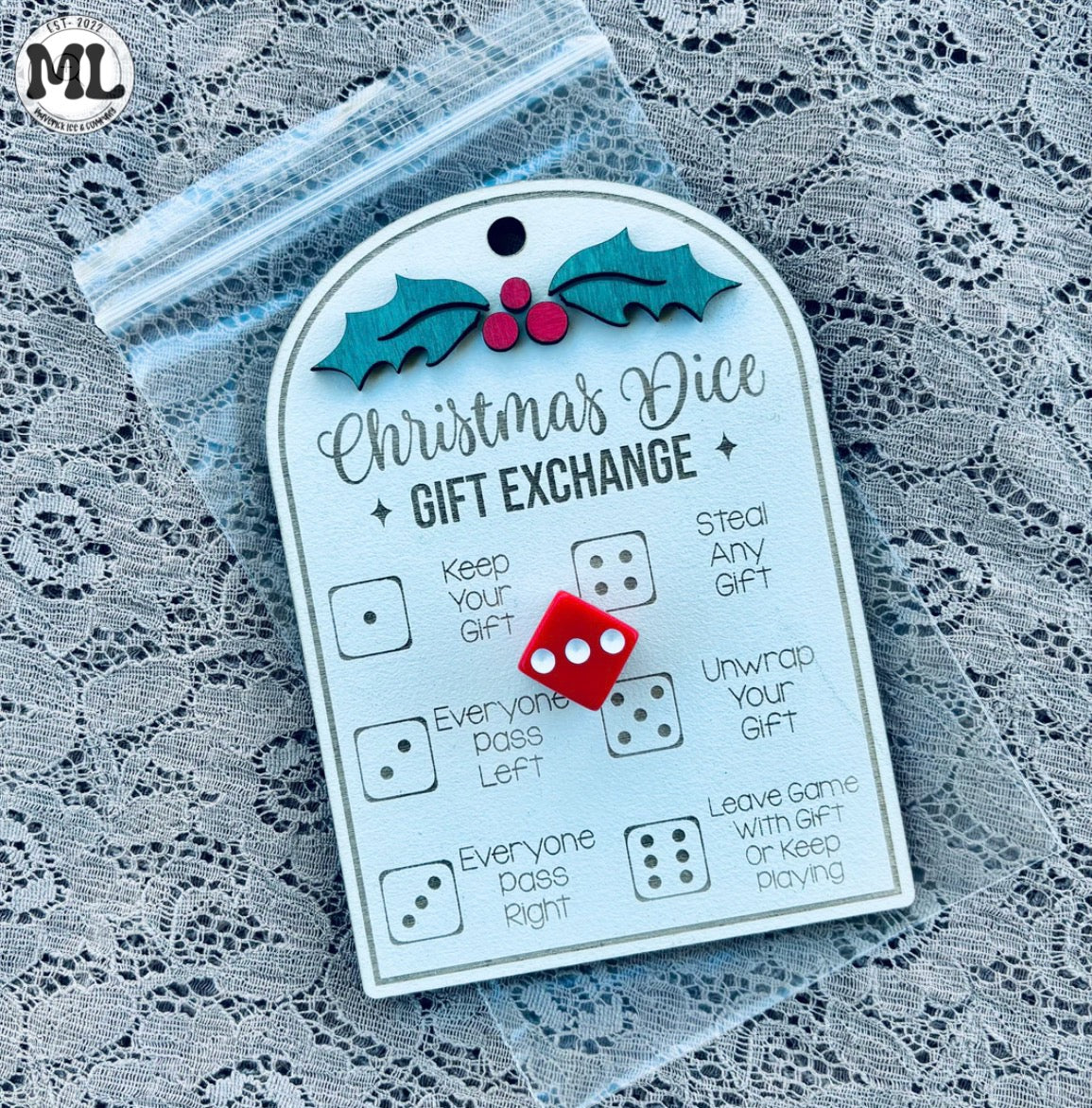 Christmas dice gift exchange
