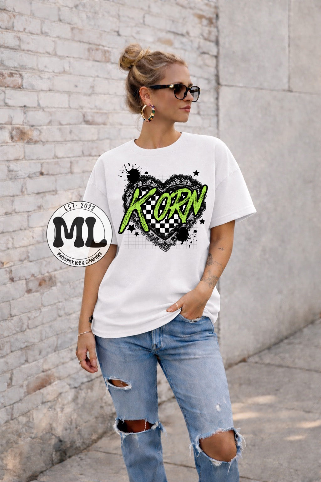 Black lace + green music collection