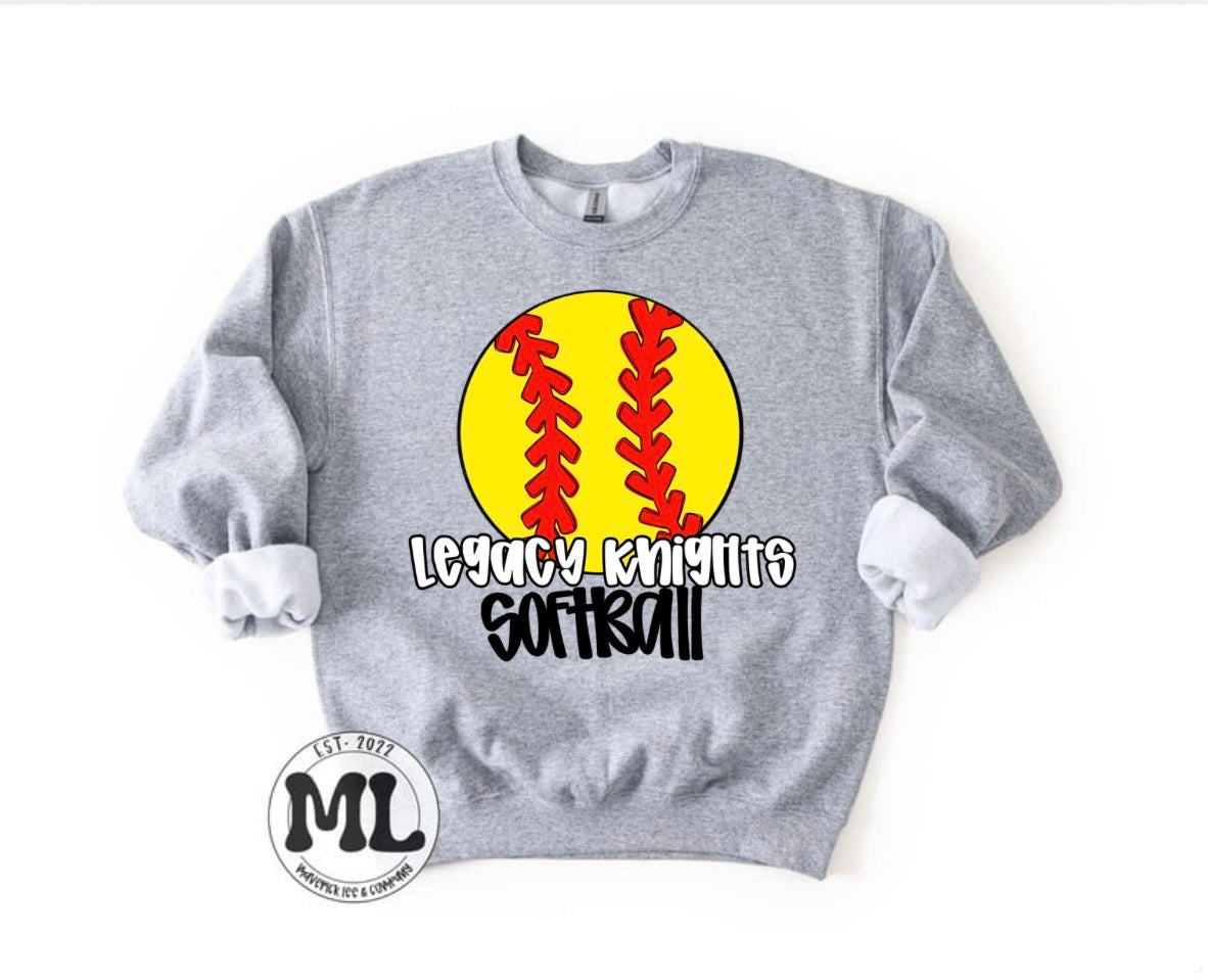 Legacy Knights softball collection