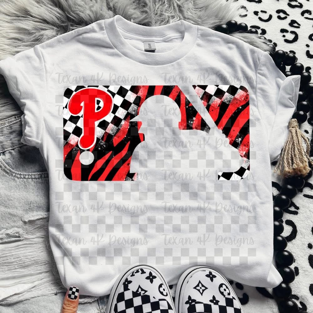 Zebra and checkered baseball collection