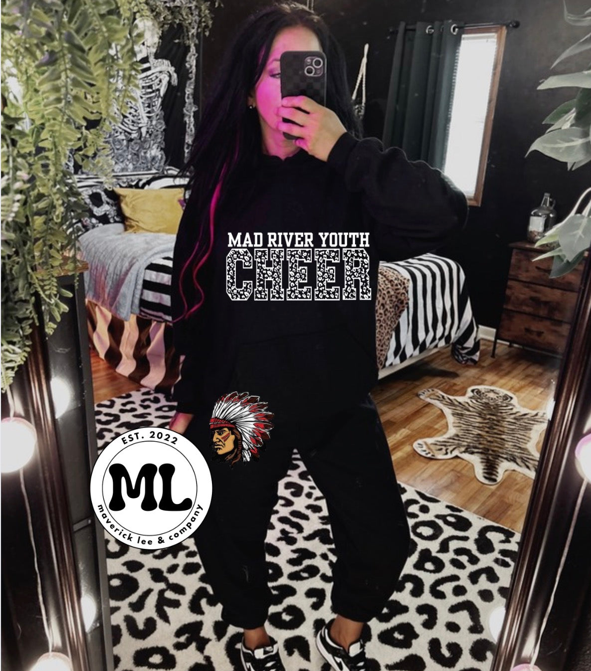 jogger set - cheetah cheer